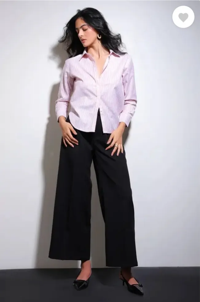 Women Relaxed Fit Fit Striped Casual Shirt (copy)