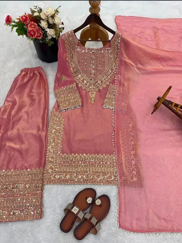 Heavy Embroidered Festive Kurta Set